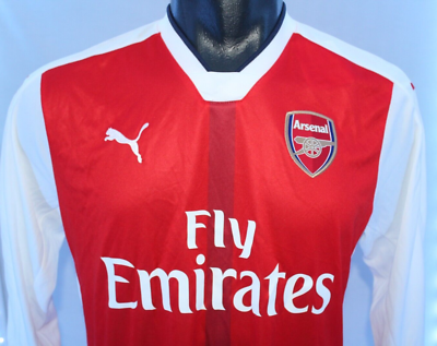 Arsenal FC Authentic Puma Jersey Size Large 2016-2017 | eBay