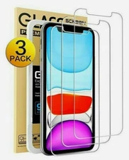 Mkeke Compatible w/iPhone XR Screen Protector iPhone 11 Screen Protector 3PK New