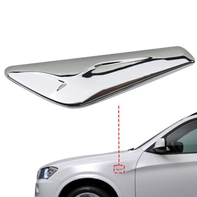 Left Driver Side Fender Chrome Emblem Moulding For BMW X3 F25 X4