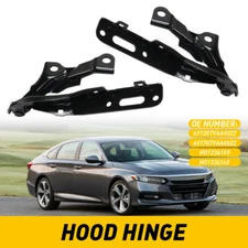 Pair Hood Hinge Driver & Passenger Side LH RH For 2018-2022 Honda Accord