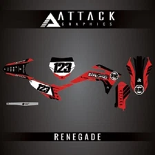 Attack Graphics Custom Renegade Complete Bike Graphics Kit for GASGAS MC 50 2024