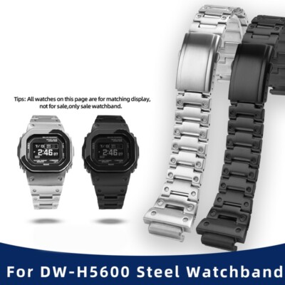 For Casio G-shock DW-H5600 Small squar Steel Watch Strap