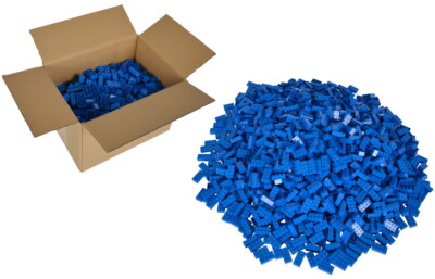 Simba Konstruktionsspielzeug Bausteine Blox 500 Teile 8er blau 104118925