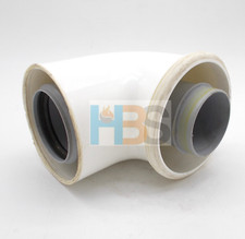 IDEAL BOILER FLUE ELBOW FOR TOP OF THE BOILER WITH OUT TEST POINTS