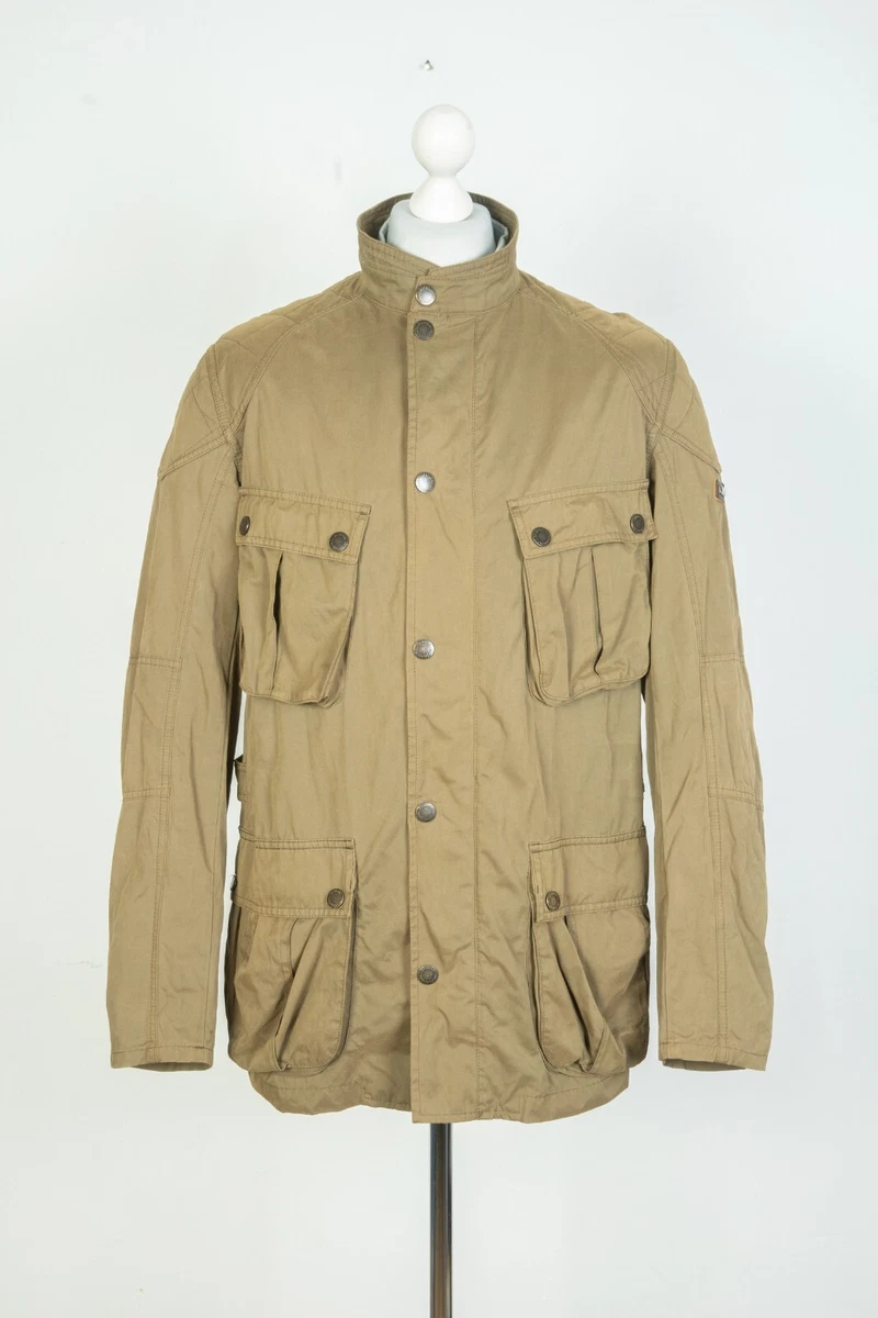 Barbour International Lockseam Classic Cotton Brown Jacket Size XL