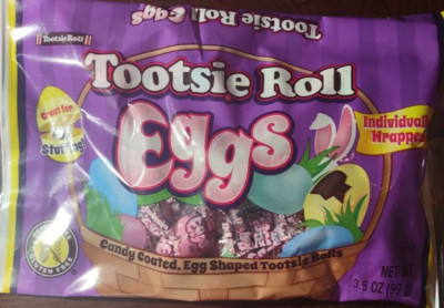 Tootsie Roll Eggs 1ea 3.5 oz Bag-Brand New-SHIPS N 24 HOURS