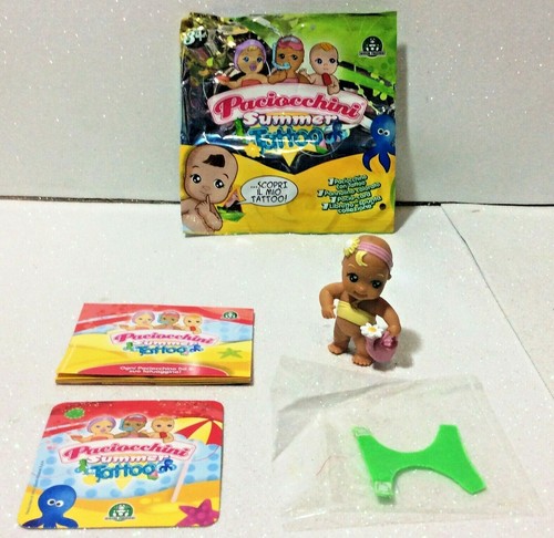 GIOCHI PREZIOSI PACIOCCHINI SUMMER TATTOO FIGURA IN GOMMA + CARD EDICOLA - Picture 5 of 5