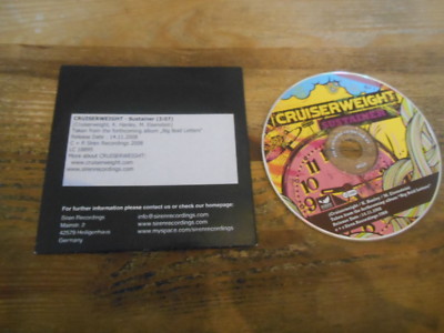 CD Indie Cruiserweight - Sustainer (1 Song) Promo SIREN REC cb