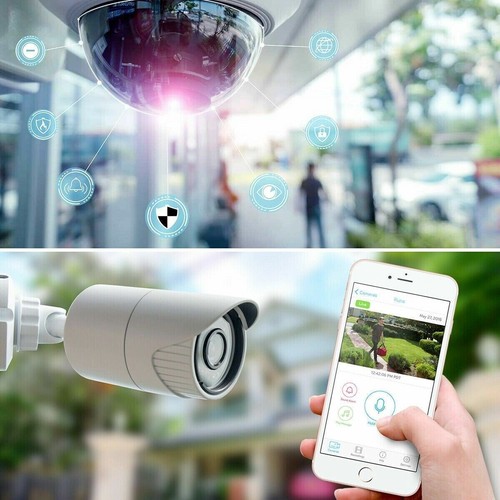 KIT VIDEOSORVEGLIANZA WIRELESS FULL HD IP 8 TELECAMERE NVR LAN REMOTO AHD HD 320 - Foto 4 di 4