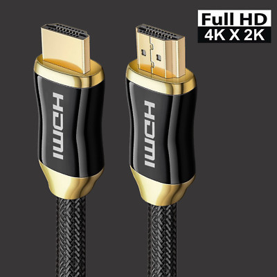 Hi-Speed HDMI 2.0 Cable - AM to AM - 6ft Lot Compatible with Latest Game Console