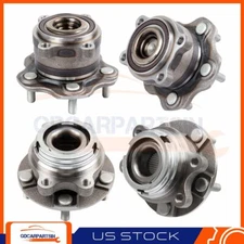 (4) Front & Rear Wheel Hub Bearing Assembly For Infiniti QX60 2014 2015 2016 FWD