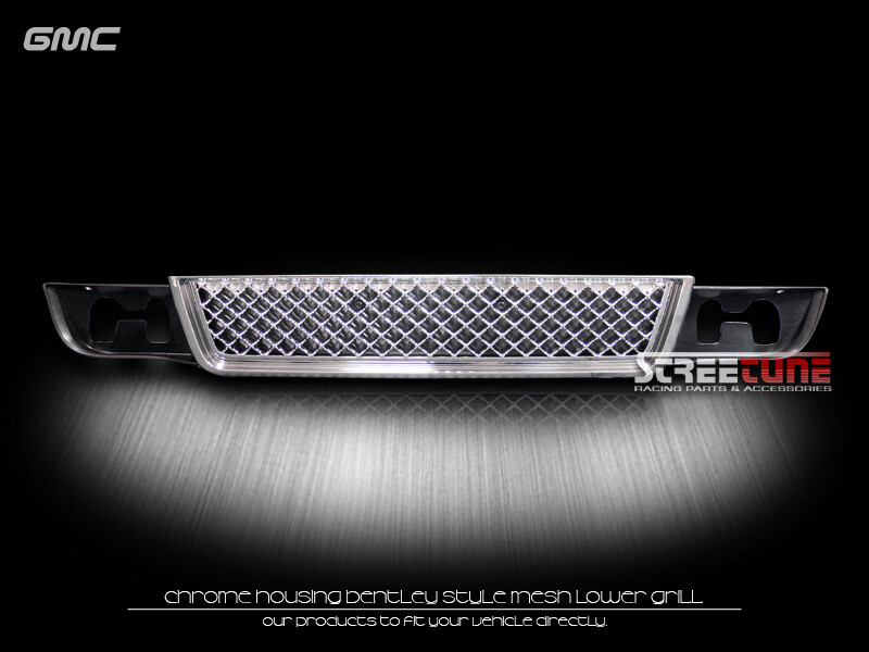 For 07-14 Yukon Denali Chrome Bentley Mesh Front Lower Grill Grille Replacement