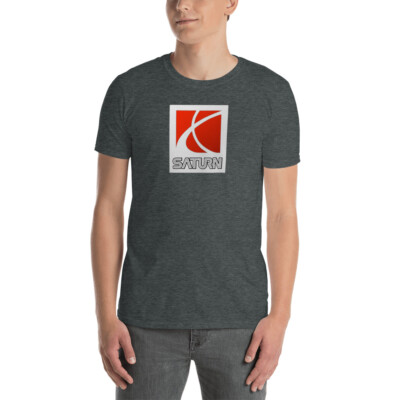 Saturn Short-Sleeve T-Shirt Vue SC2 Ion Aura Astra Outlook SC1 Emblem Badge Logo