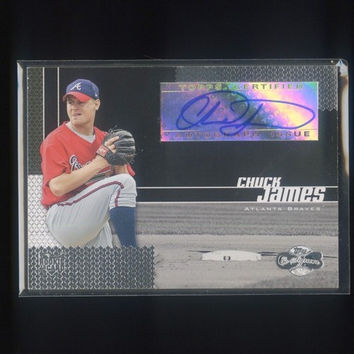 2007 Topps Co-signers Chuck James 112 Autograph Rookie Card Atlanta Braves