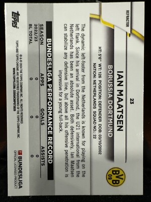 2023-24 Topps Chrome Bundesliga - Gold Foil Bundesliga 60 Year #23 