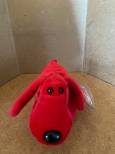 Mint Ty Beanie Baby ROVER the Red Dog PVC Original Beanie Baby