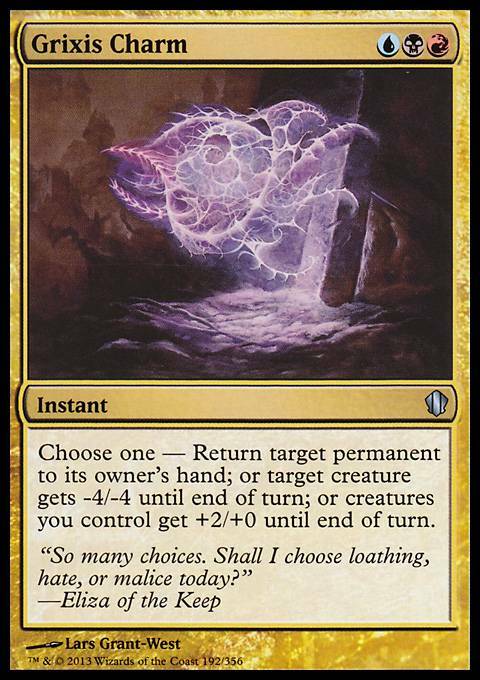 Magic the Gathering MTG Grixis Charm (192) Commander 2013   LP