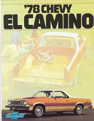 1978 Chevy EL Camino Super Sport & Conquista Brochure | eBay