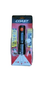 coast rechargeable flashlight 650r COAST HP7 650 Lumen Focusing LED with SLIDE FOCUS and BEAM LOCK, Black : Sports & Outdoors The red laser is perfect for directing attention on jobsites or presentations COAST G65R 1500L Waterproof Rechargeable