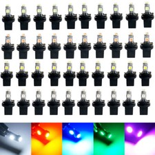 10Pcs T5 B8.5 B8.5D Car Interior Dashboard Instrument Wedge Led Light Lamp Bulbs