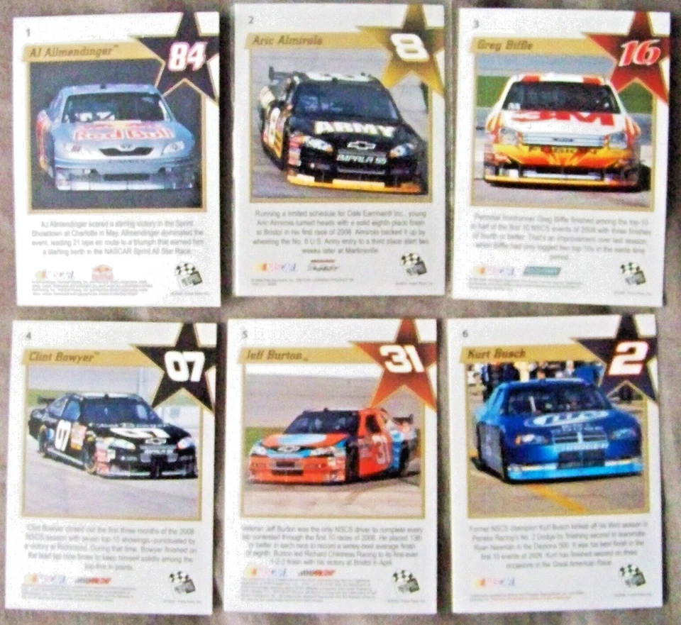 2008 Press Pass VIP Nascar 90 Card Complete Set - Image 2 of 4