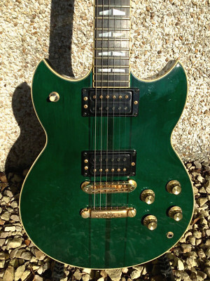 ギター YAMAHA SG1500 OS Made in Japan Yamaha SG-1500 Electric Guitar, 1981, Jade Green, Made in