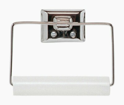 Decko TP HOLDER Bathroom Silver Chrome Swing Frame Spring Action Easy 38090 NEW!
