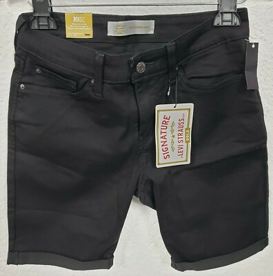 Mid-Rise Bermuda Shorts, Night Sky 