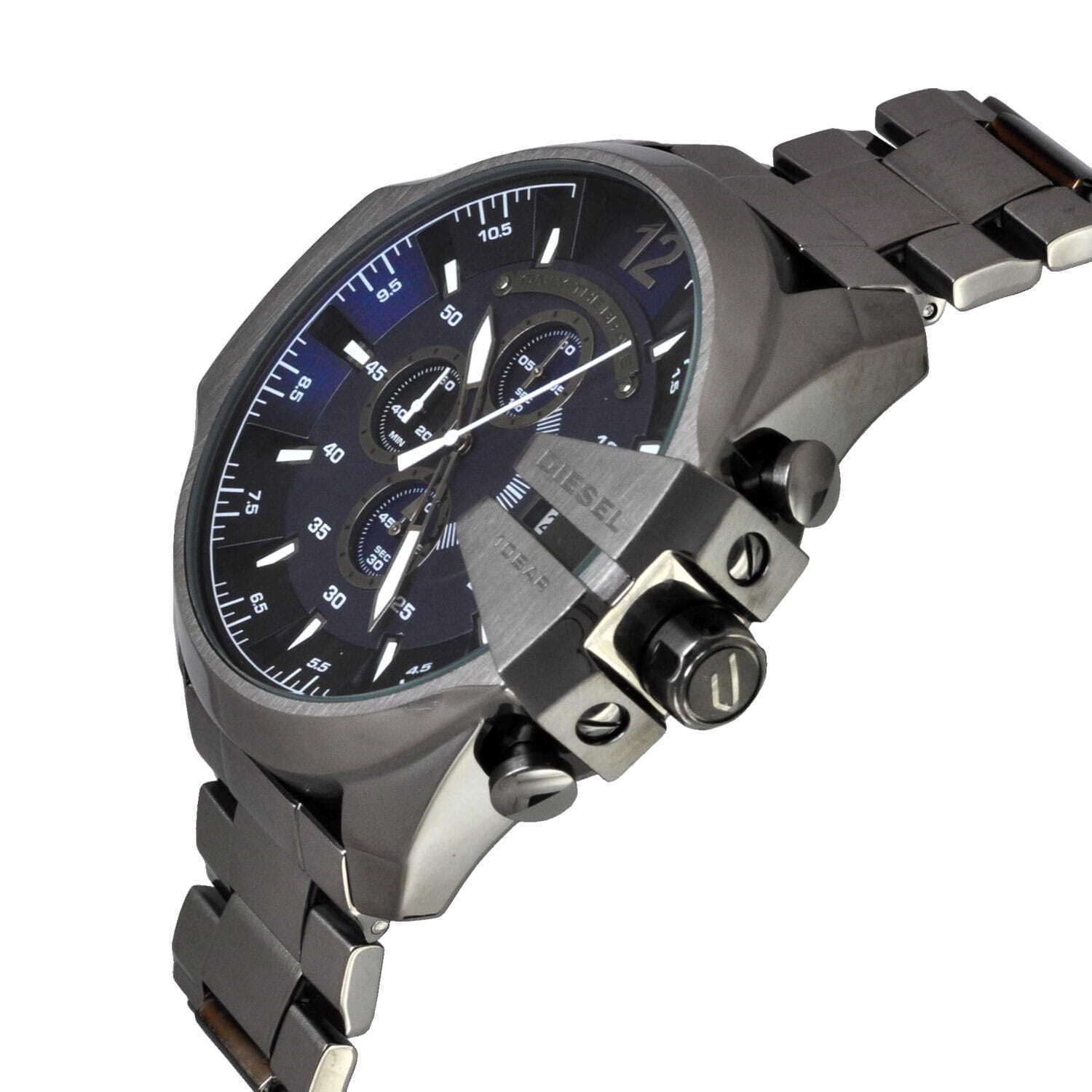 Diesel Mega Chief DZ4329 Herrenuhr - Blau online kaufen | eBay