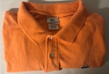 Lacoste SS Polo Sz 6 Orange