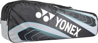 Yonex Schlägertasche 23025 Reißverschlussfach zur Aufbewahrung schwarz / grau