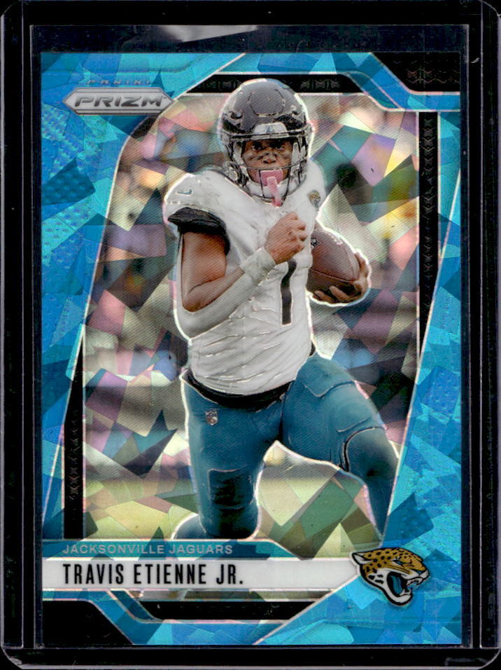2024 Panini Prizm Travis Etienne Jr. Blue Ice #68/99