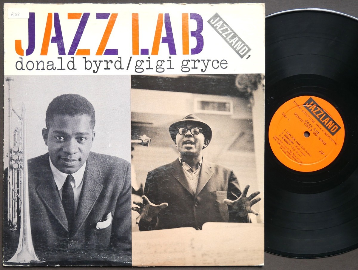 DONALD BYRD GIGI GRYCE Jazz Lab LP JAZZLAND JLP 1 US 1960 DG MONO 