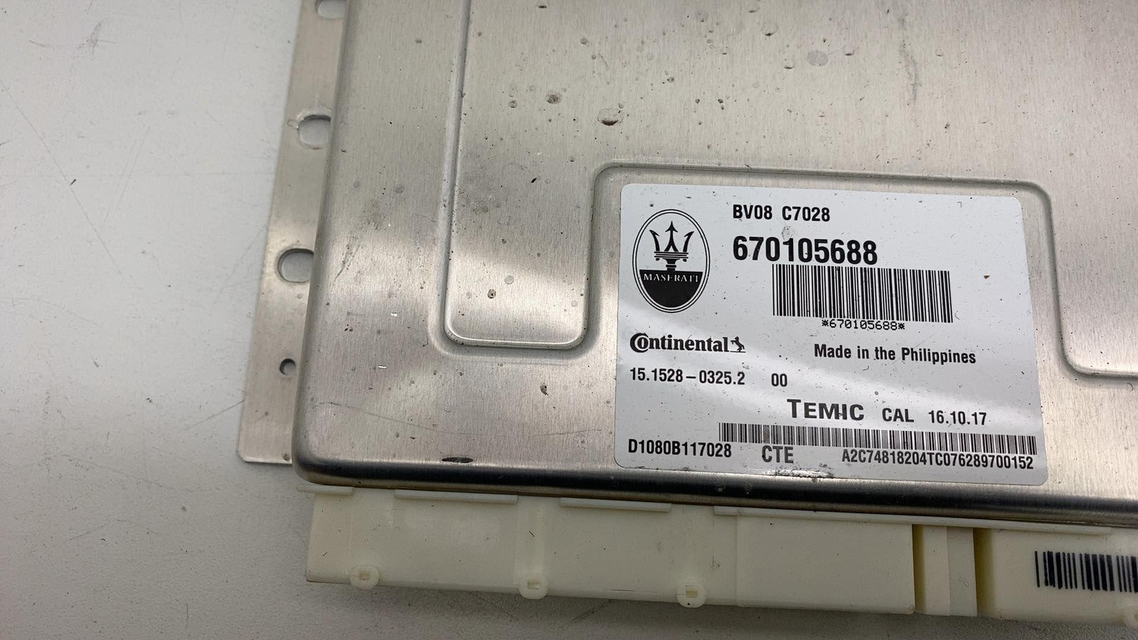 ⭕ 2017-2020 Maserati Levante Active Air Suspension Control Module Unit 670105688