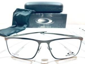 Oakley-TIE-BAR-Eyeglasses-OX5138-02-Satin-Olive-Titanium-Men-039-s-Rx-Frame-New-55