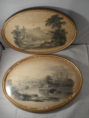 F NICHOLSON 1821 DRUCKE RICHMOND IN YORKSHIRE. N E ANSICHT VON YORK IN VERGOLDETEN RAHMEN
