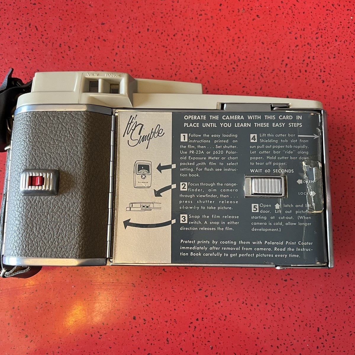 Vintage POLAROID Land Camera Model 800 With Case and Extras Vintage POLAROID Land Camera Model 800 With Case and Extras
