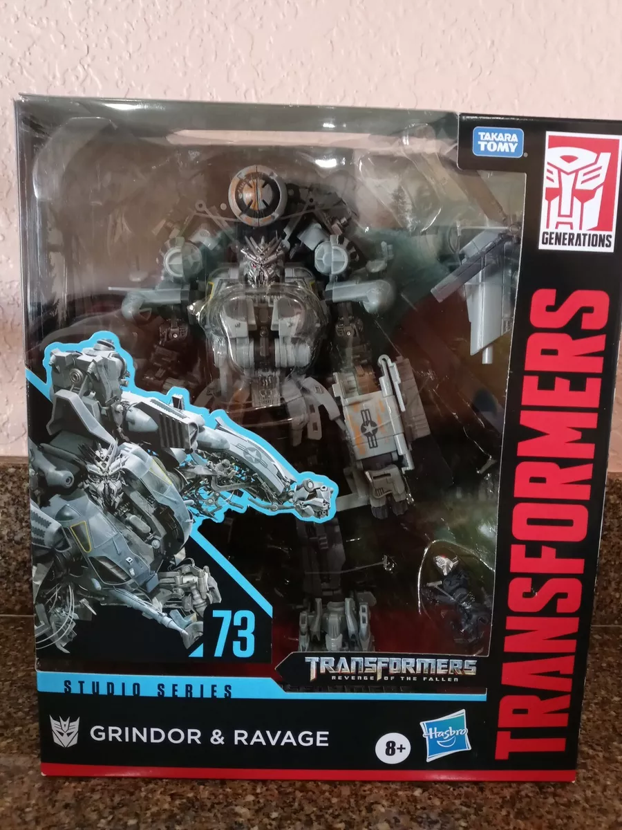 Transformers Studio Series Leader Class Grindor with Ravage IN