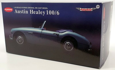 Kyosho échelle 1/18 Diecast - 08144SB Austin Healey 100/6 - Bleu