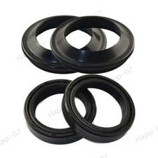 4Pcs Front Fork Damper Shock Absorber Fork Dust Oil Seal Kit For Motorcycles