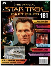 Star Trek Fact Files #181. FN. Agent Luther Sloan, Parallel Universes