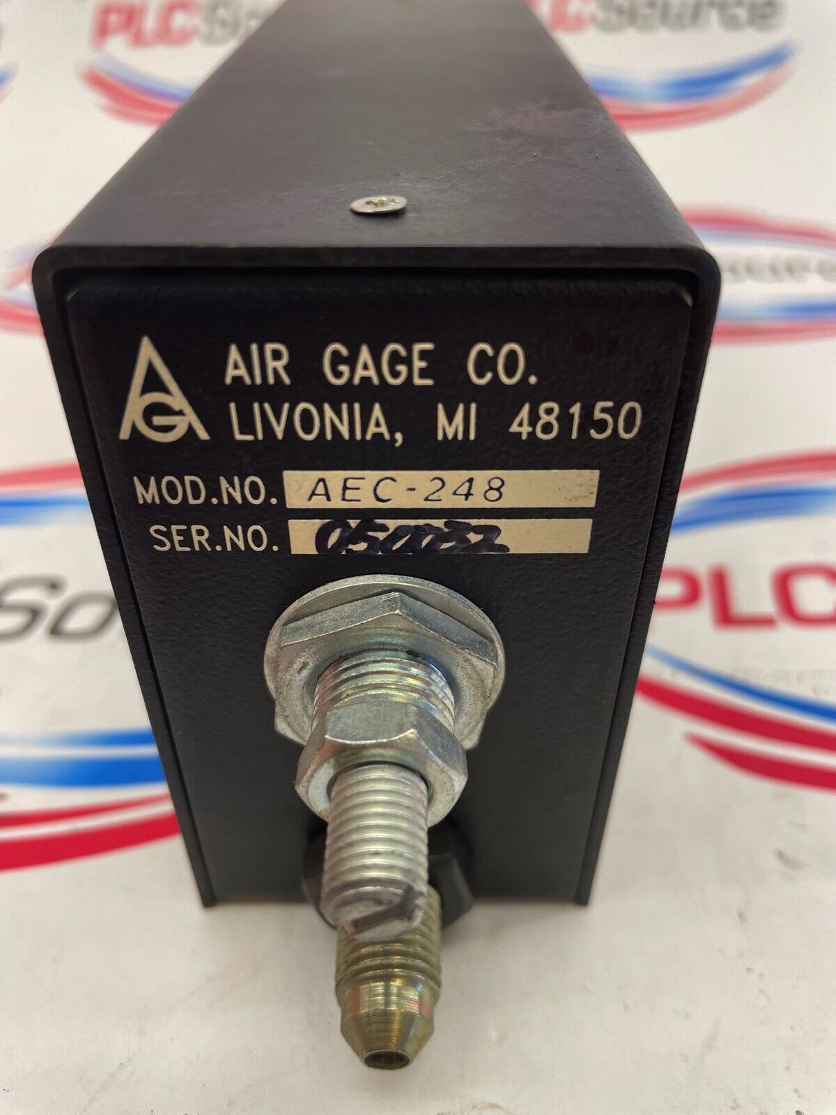 AIR GAGE CO. AEC-248 PNEUMATIC REGULATOR AIR GAUGE