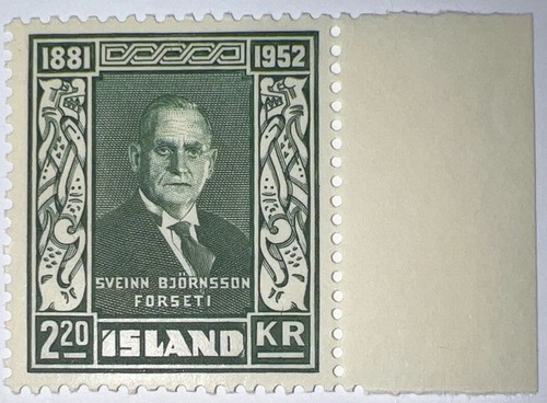 Travelstamps: 1952 Iceland Stamps Scott #275 Forseti Mint MNH OG 2.50 KR - Picture 2 of 6
