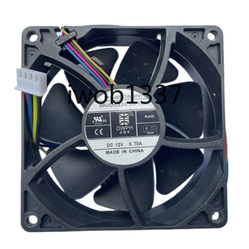 EFC-08E12W-GP01 12V 0.70A 8025 80 * 80 * 25mm 4 przewody wentylator chłodzący NOWY - Zdjęcie 2 z 8