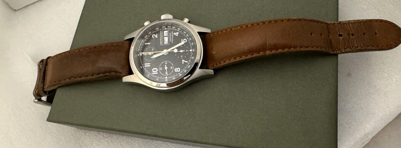 HAMILTON WATCH AUTOMATIC CHRONOGRAPH REF 041520 3… - image 5