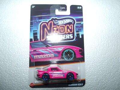 Hot Wheels 2025 Walmart Exclusive Neon Speeders Mazda RX-7 VHTF | eBay