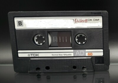 Used) TDK AD 60 Blank Audio Cassette Tape Type I Normal Position