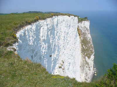 Photo 6x4 White Cliffs Country St Margaret's at Cliffe The chalk white cl c2011