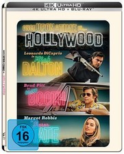 ONCE UPON A TIME IN HOLLYWOOD (4K Ultra HD + Blu-ray Disc) Steelbook NEU+OVP