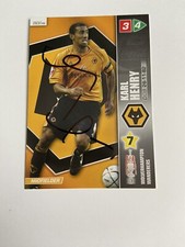 KARL HENRY - WOLVERHAMPTON WANDERERS FOOTBALL SIGNED PANNINI CHAMPIONS CARD